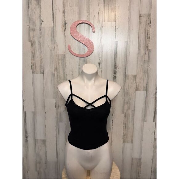 Black tank top size small - Picture 1 of 6
